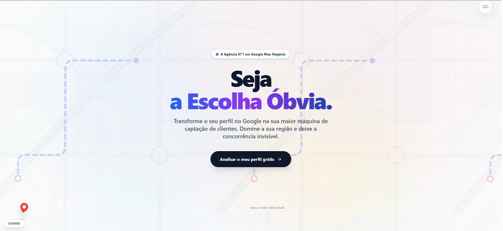 Mockup do Projeto Mais Clientes Agora